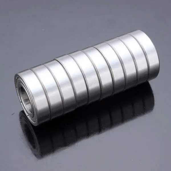 6901 Steel Sealed Shielded Ball Bearings - 10pcs 12x24x6mm Deep Groove - Image 2