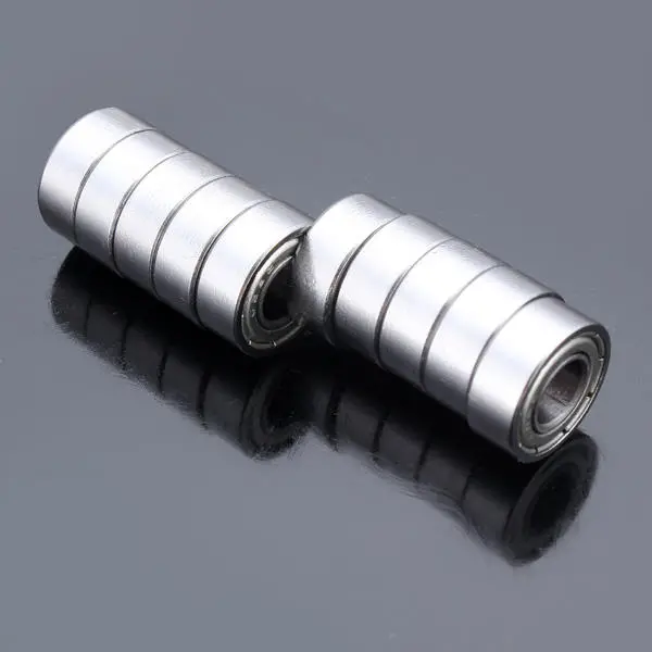 698ZZ Steel Sealed Shielded Ball Bearing - 8x19x6mm - 10pcs Deep Groove - Image 3