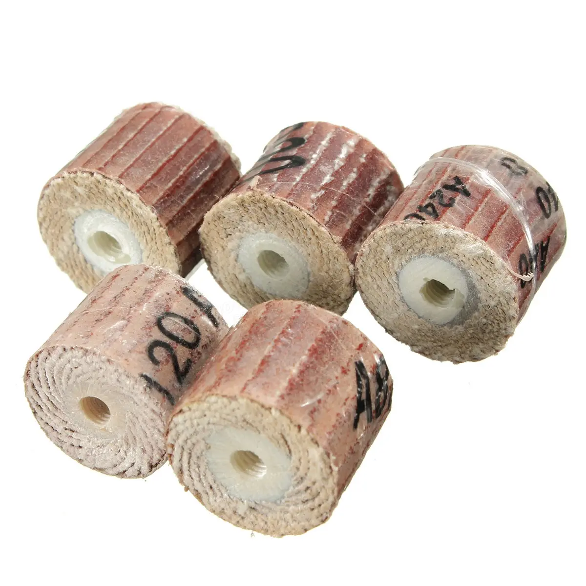 10pcs 12mm Sandpaper Grinding Wheel | 80-600 Grit for Rotary Tools - Image 3