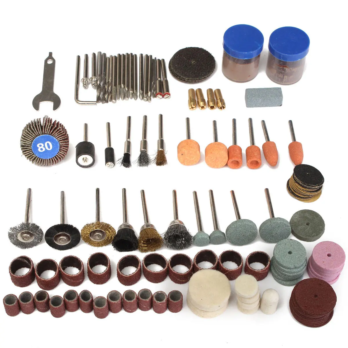 Dremel Rotary Tool Accessories - 136pc Bit Set with Polishing Wheels & Kits - Image 2