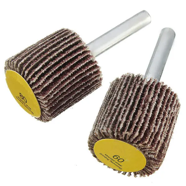 Dremel Sanding Wheel | 6mm Shank 60/80 Grit For Rotary Tool Accessory - Image 2