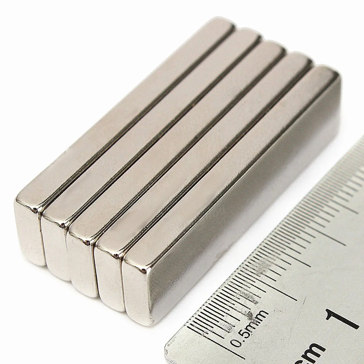 MaxMag Pro N52 40x10x4mm 5-Pack Rare Earth Neodymium Block Magnets - Image 5