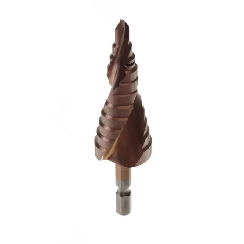 HSS Triangle Shank Step Drill Bit | 3-12mm to 6-24mm Hole Cutter - Image 5