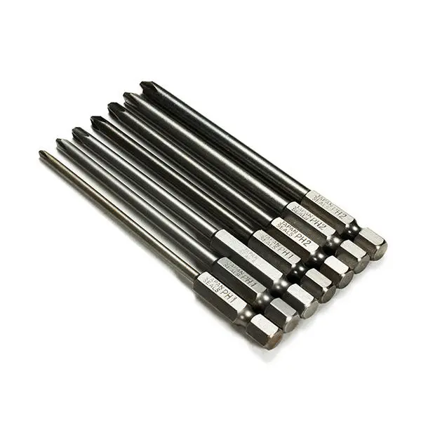 7pcs 100mm Hex Magnetic Screwdriver Bit Set | Cross Head for Electric Drivers - Image 2