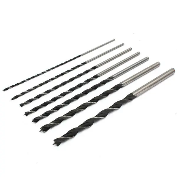7pcs Brad Point Drill Bit Set - 4mm to 12mm for Woodworking | 300mm Length - Image 4