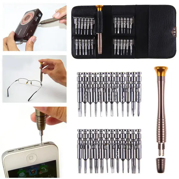 Precision Torx Screwdriver Set - 25 in 1 Repair Tool for Watch & Phone - Image 5