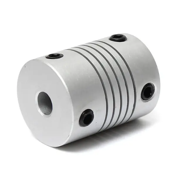 Aluminum Flexible Shaft Coupling | 5mm x 5mm CNC Stepper Motor Connector - Image 3
