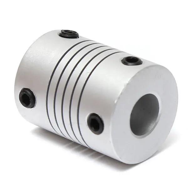 Aluminum Flexible Shaft Coupling - 8mm x 8mm OD19mm x L25mm for CNC Stepper Motor - Image 4
