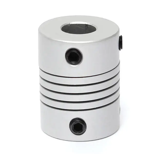 Aluminum Flexible Shaft Coupling | 8mm x 10mm CNC Stepper Motor Connector - Image 2