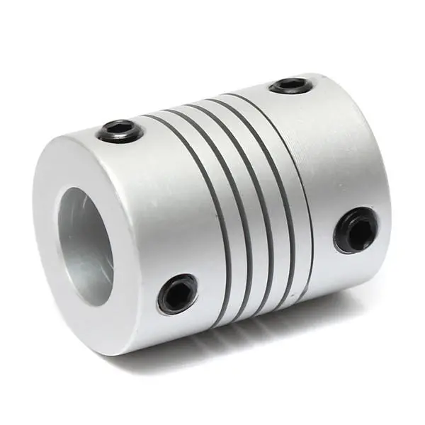 Aluminum Flexible Shaft Coupling | 8mm x 10mm CNC Stepper Motor Connector - Image 3