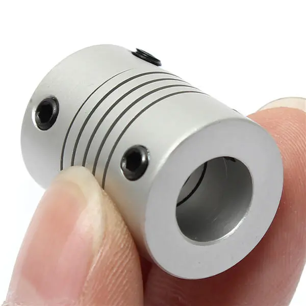 Aluminum Flexible Shaft Coupling | 8mm x 10mm CNC Stepper Motor Connector - Image 5