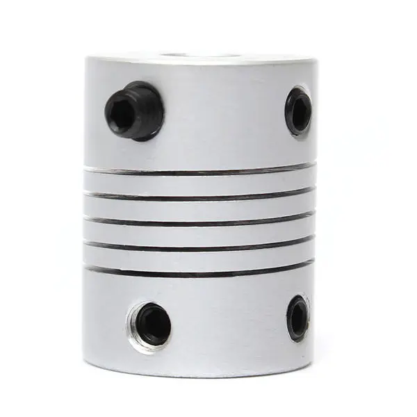 Aluminum Flexible Shaft Coupling | 4mm x 6mm OD19mm x L25mm for CNC Stepper Motor - Image 2