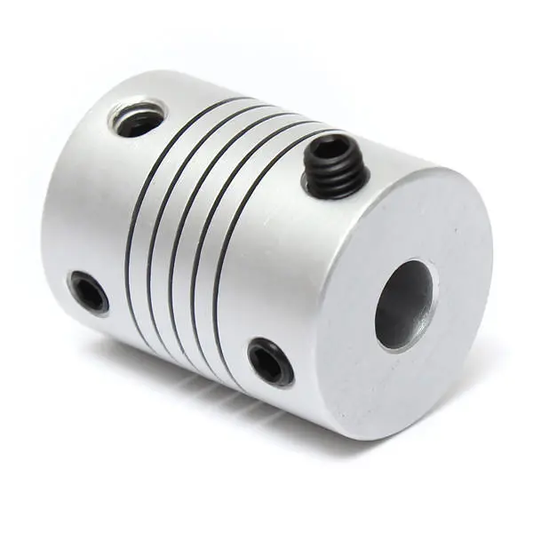 Aluminum Flexible Shaft Coupling | 4mm x 6mm OD19mm x L25mm for CNC Stepper Motor - Image 3