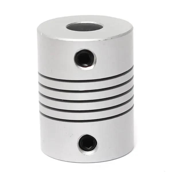 Aluminum Flexible Shaft Coupling - 7mm x 7mm OD19mm x L25mm for CNC Stepper Motor - Image 2