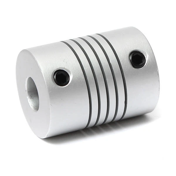 Aluminum Flexible Shaft Coupling - 7mm x 7mm OD19mm x L25mm for CNC Stepper Motor - Image 4