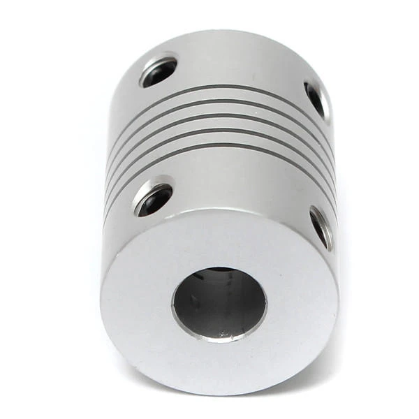 Aluminum Flexible Shaft Coupling - 7mm x 7mm OD19mm x L25mm for CNC Stepper Motor - Image 5