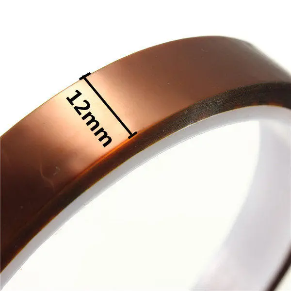Polyimide Adhesive Tape | 30m x 12mm High Temp Heat Resistant | Electronic Industry - Image 3