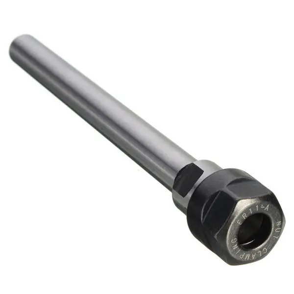 C10 ER11A Collet Chuck Holder - 100mm Extension Rod - Straight Shank CNC Milling - Image 2