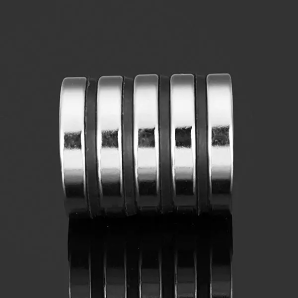 5pcs N35 Strong Neodymium Disc Magnets - 25mm x 5mm with 6mm Hole - Image 4