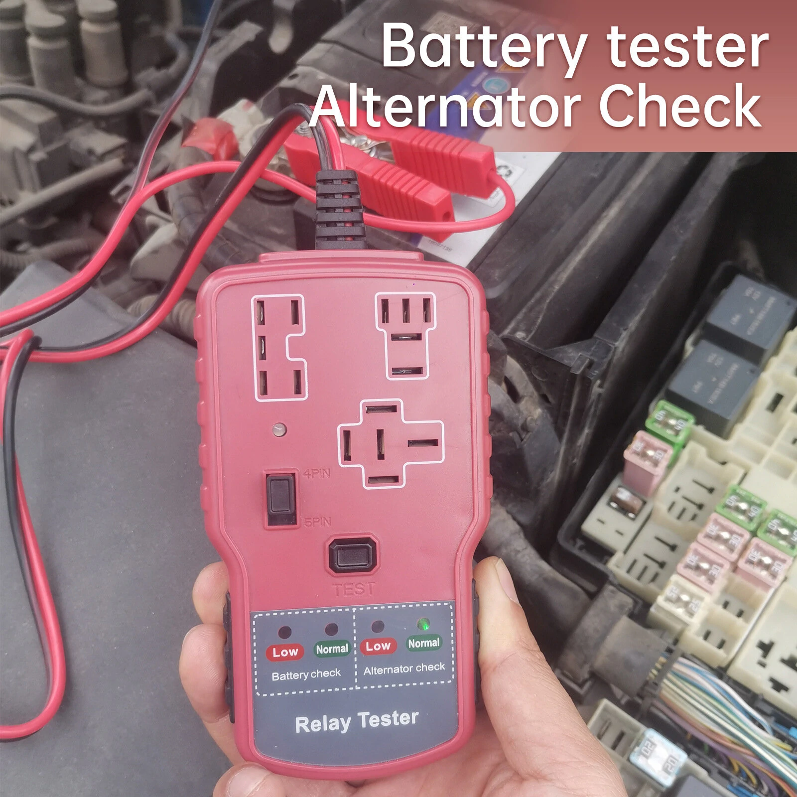 RT-900 12V Car Battery Relay Tester | Broad 5-16V Range | LED Indicator - Image 4