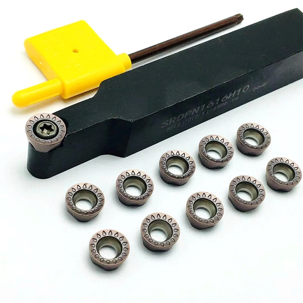 SRDPN Turning Tool Holder Boring Bar - CNC Outer Tool Holder for RPMW1003MO Insert - Image 2