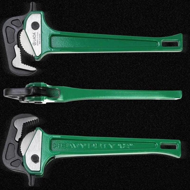 LAOA Pipe Pliers - Rapid Ratchet Water Pump Wrench | CR-V Aluminum Hand Tool - Image 4