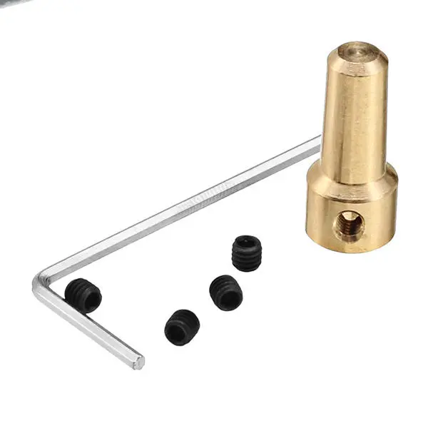 Micro Motor Drill Chuck Clamp 0.3-4mm with Key & 2.3mm Shaft Rod - Image 3