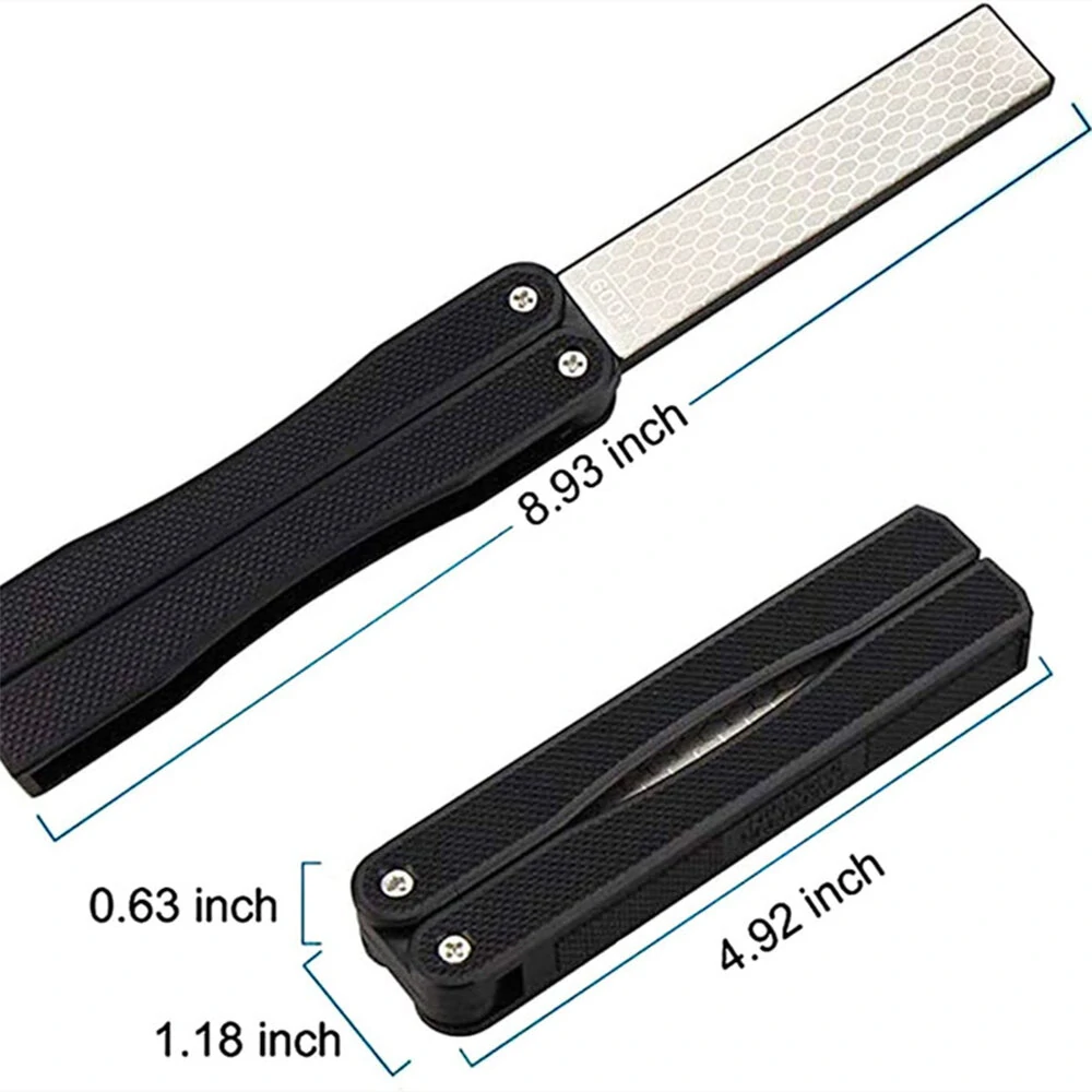 Diamond Knife Sharpener Stone - Double Sided Pocket Sharpener | Fast Professional Kitchen Tool - Image 5