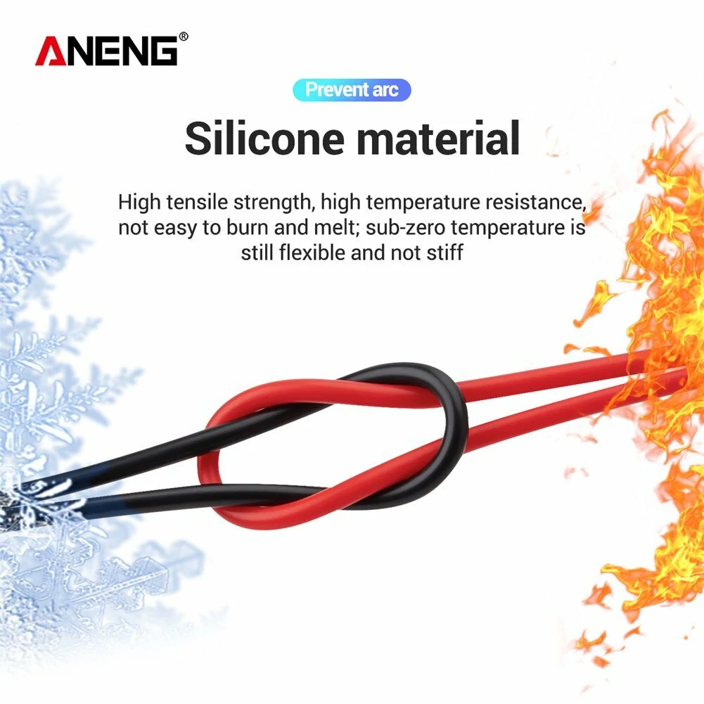 ANENG PT1031 Digital Multimeter Test Lead | 20A 1000V Gold Plated Sharp Probes - Image 5