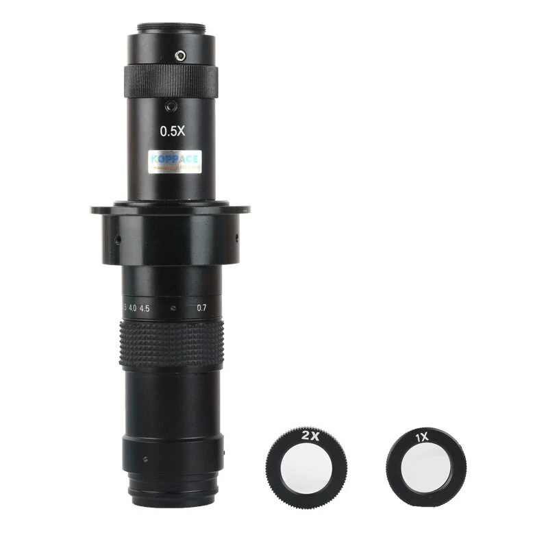KOPPACE 32X-410X Industrial Microscope Lens | 0.5X-4.5X Zoom Eyepiece & Objective - Image 4
