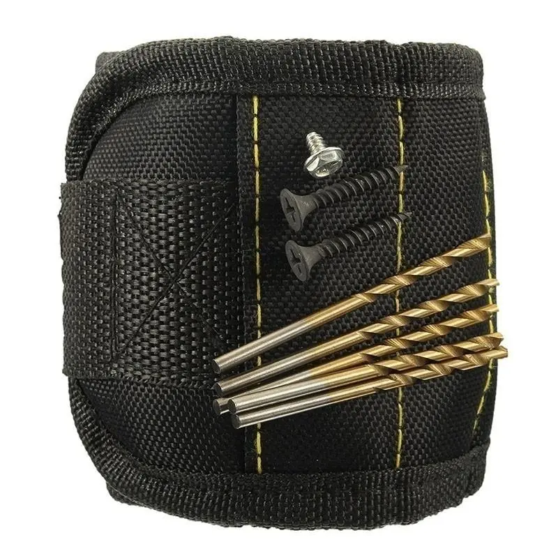 Strong Magnetic Wristband - Adjustable Tool for Screws Nails Bolts & Bits - Image 4