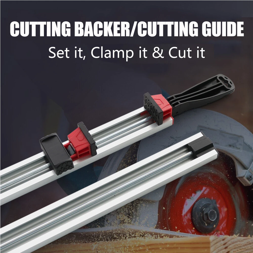 ENJOYWOOD Router Trimming Guide - 600mm/900mm Clamp Edge Saw Guide for Circular Saws - Image 5