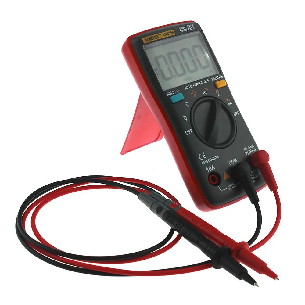 ANENG AN8000 Digital Multimeter - AC/DC Voltmeter Ammeter Ohmmeter + Test Leads - Image 5