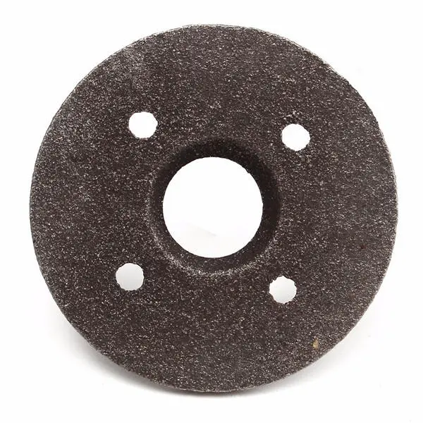 Black Malleable Iron Floor Flange - 3/4 Inch NPT Antique Wall Flange Seat - Image 5
