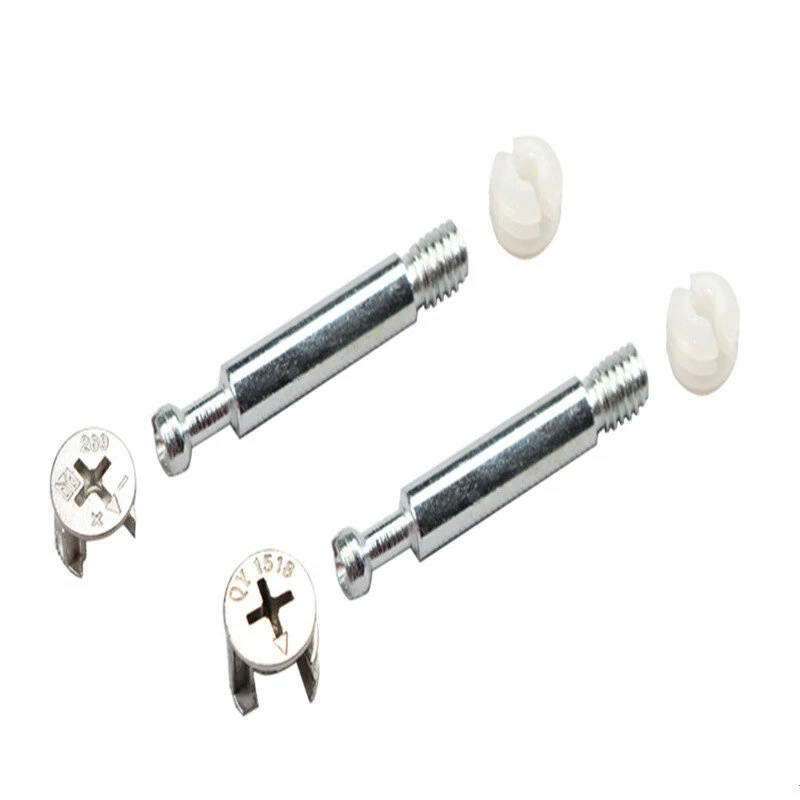 Wnew 20PCS 3-in-1 Eccentric Wheel Furniture Screw Kit | For Dowel Jig & Wardrobe - Image 3