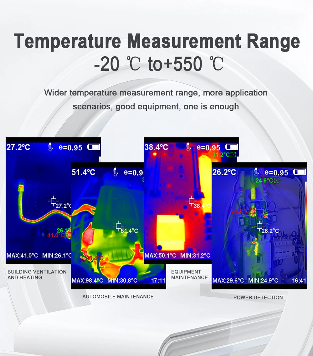 AV TOOLTOP ET692C Thermal Imager | 256x192 IR Resolution -20° to 550°C | 3.2 Inch Screen High Sensitivity - Image 4