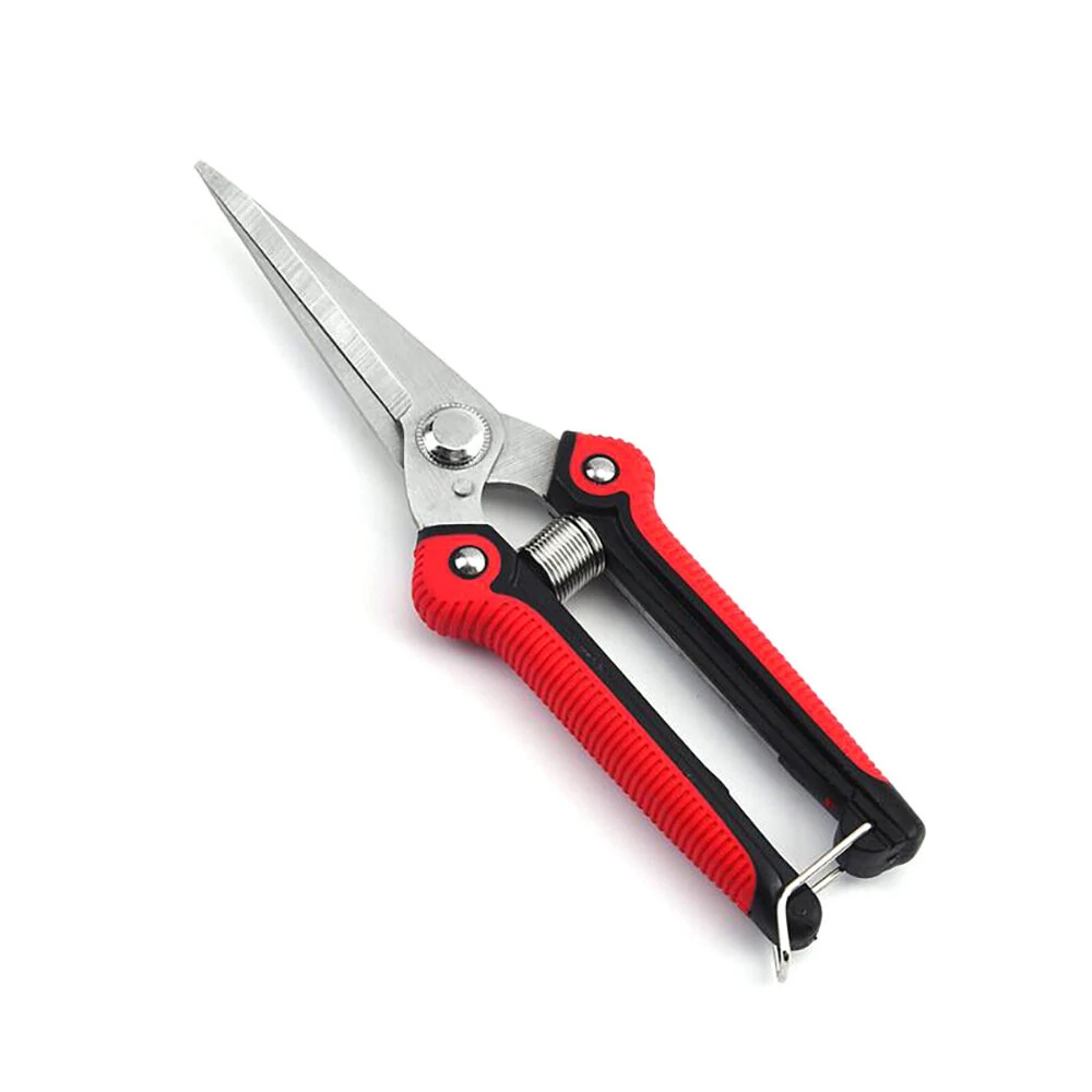 Garden Pruning Shears - Stainless Steel Straight Blade | Shrub Trimmer & Branch Pruner - Image 3