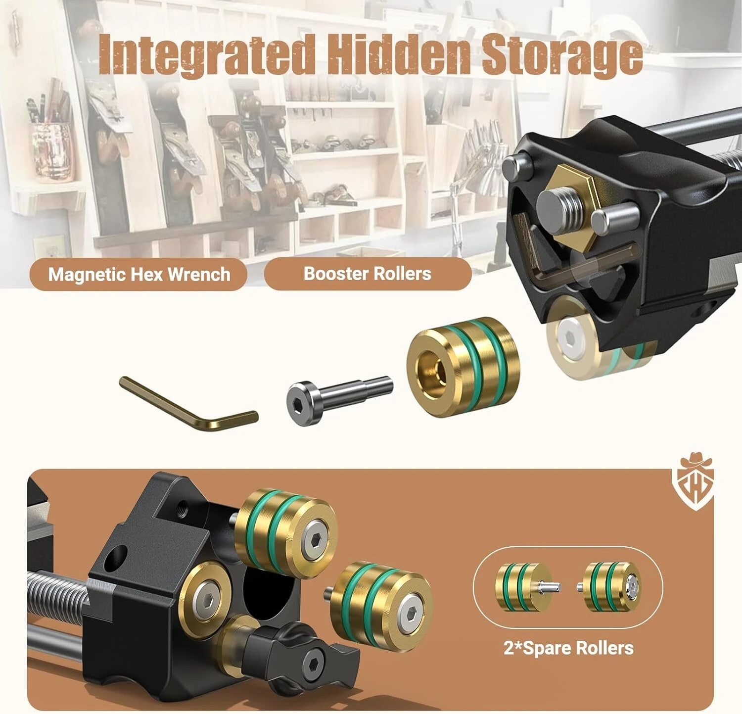 HONGDUI HD34 Pro Honing Guide - Chisel & Plane Sharpening System with Angle Fixture - Image 4