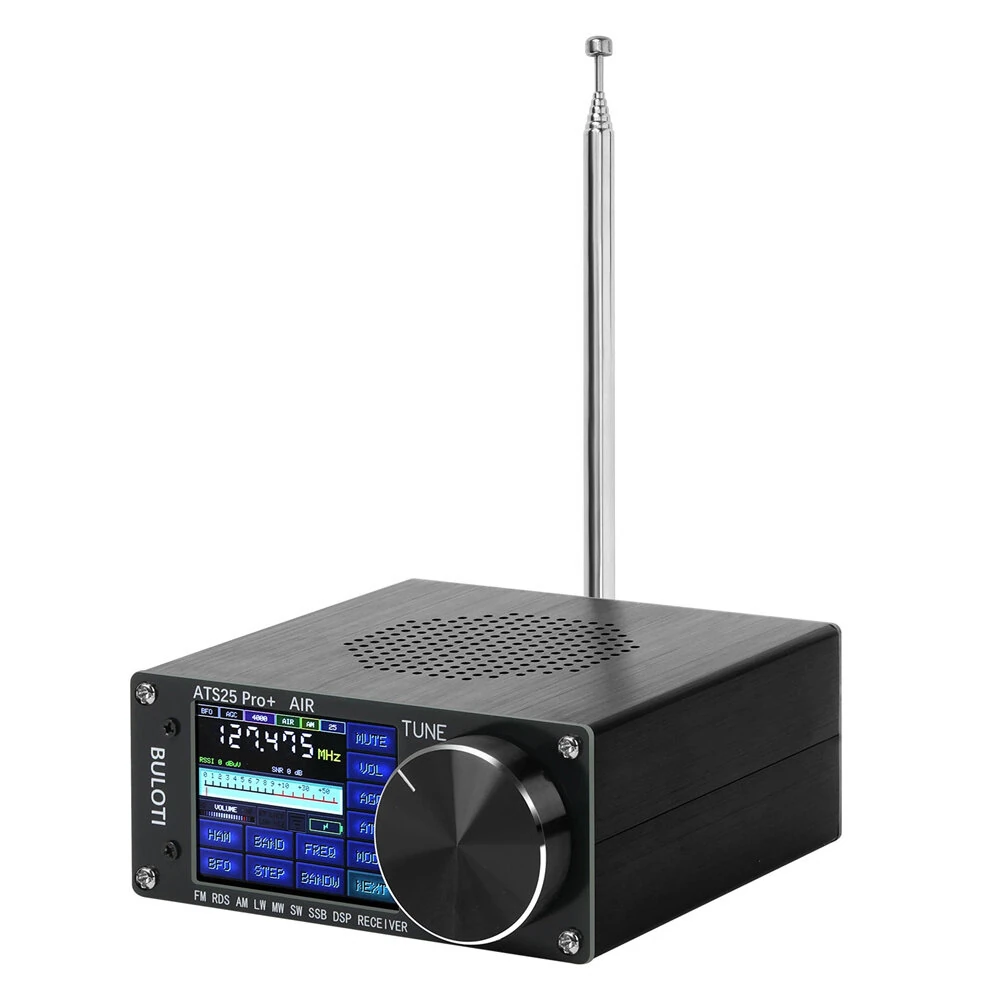 ATS25Pro+ Airband Radio Receiver - Bluetooth 2.4-inch Touchscreen | 4000 mAh Battery | FM LW MW SW SSB - Image 5