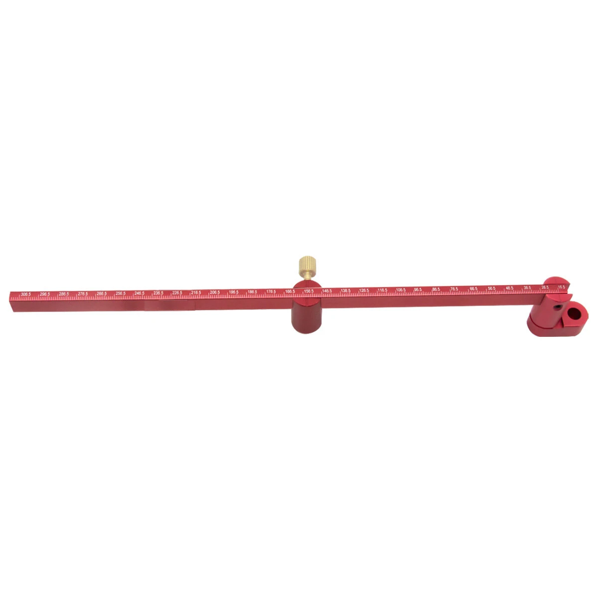 Adjustable Drawing Circle Ruler - 300mm Aluminum Alloy - Woodworking & Crafts Tool - Image 3