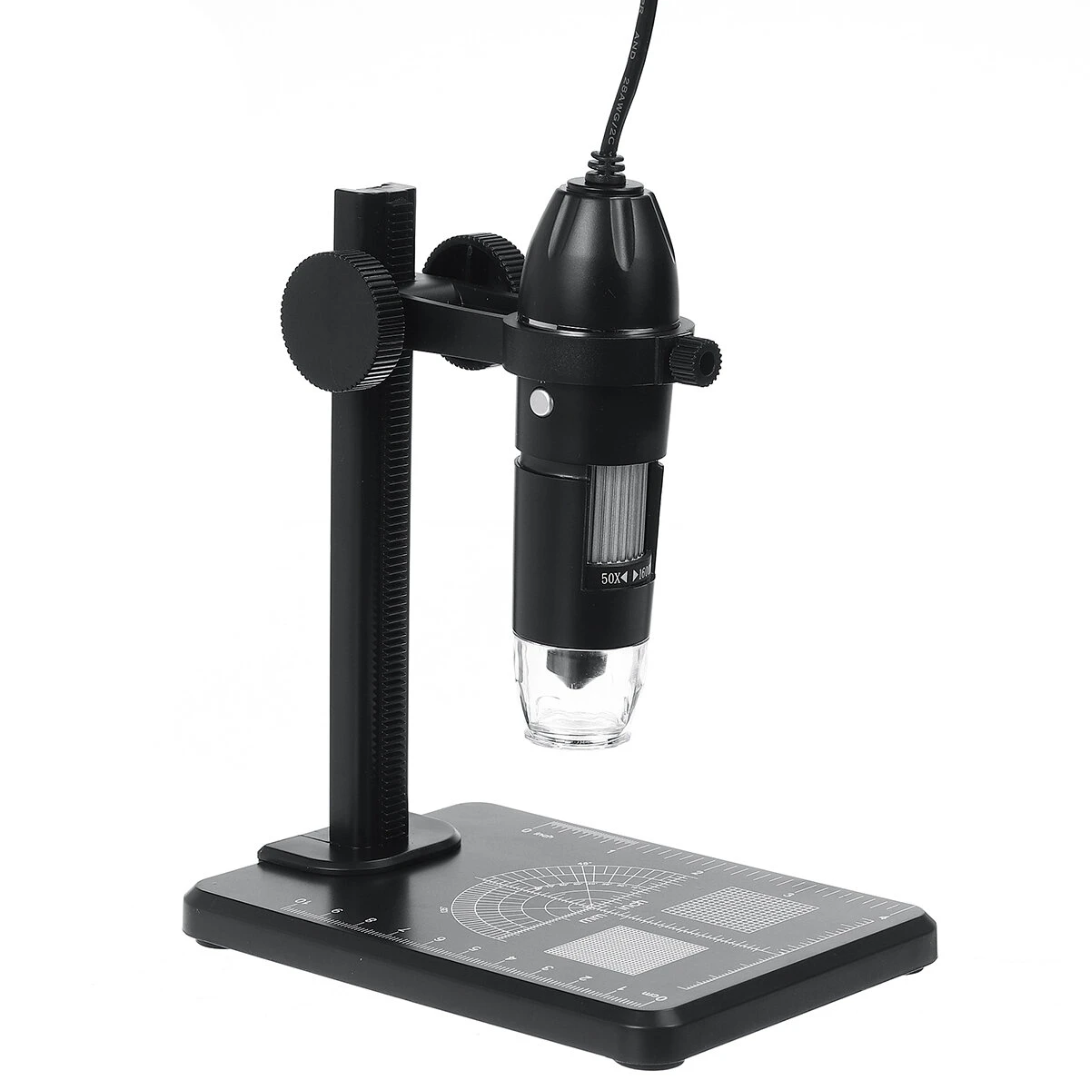 2MP Handheld Digital Microscope with 8 LED Dimming & Stand | Endoscope Camera Video - Image 3