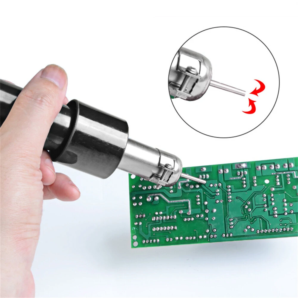 HANDSKIT 857DW Digital Heat Gun Soldering Station | Temperature Control Hot Air Gun | Home Electronics Repair Tool - Image 4