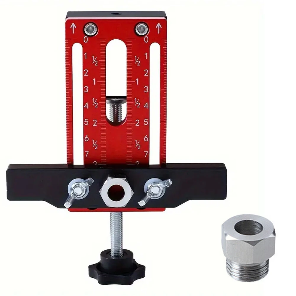 Adjustable Cabinet Door Clamp - One-Hand Operation 5-45mm | Includes 10mm Sleeve - Image 2