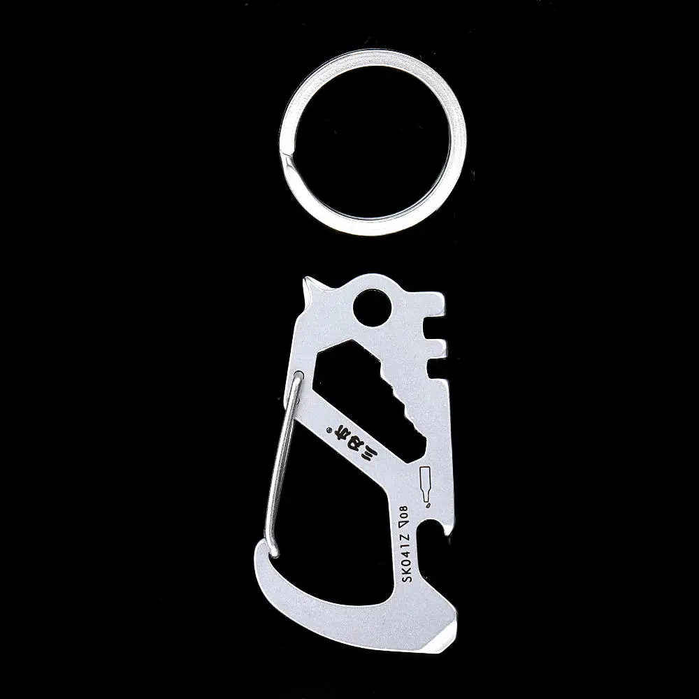 SANRENMU Multifunctional Keychain Tool | 12-in-1 Carabiner for Men & Women - Image 2