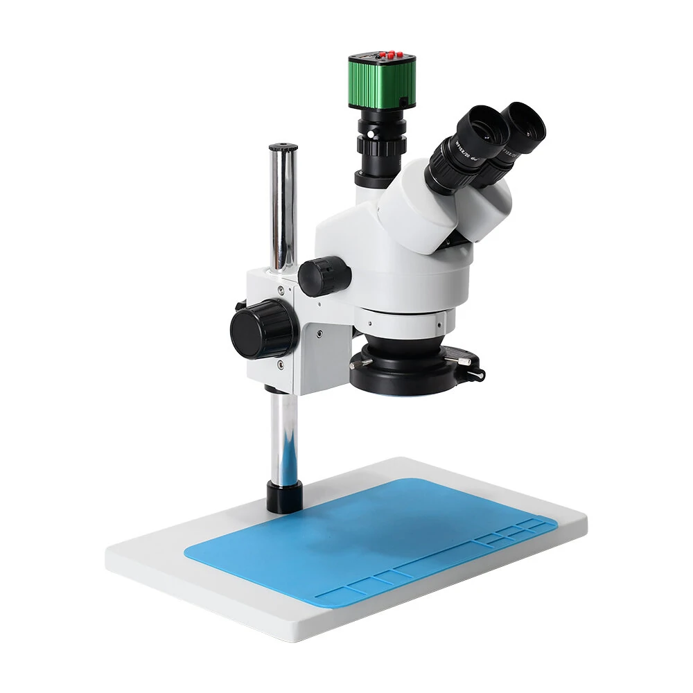 HAYEAR HY-5200D 7X-45X Stereo Microscope | 24MP USB HDMI Camera | Trinocular for Soldering & Repair - Image 5