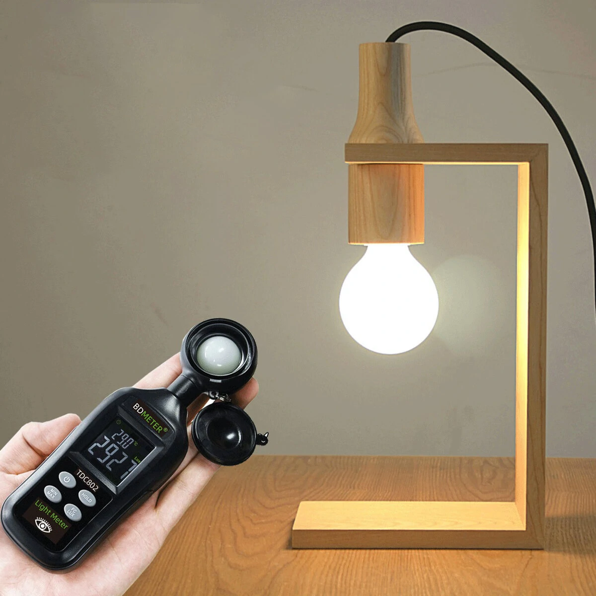 BDMETER TDC802 Digital Lux Meter - High-Precision Handheld Light Meter | Photometer - Image 3