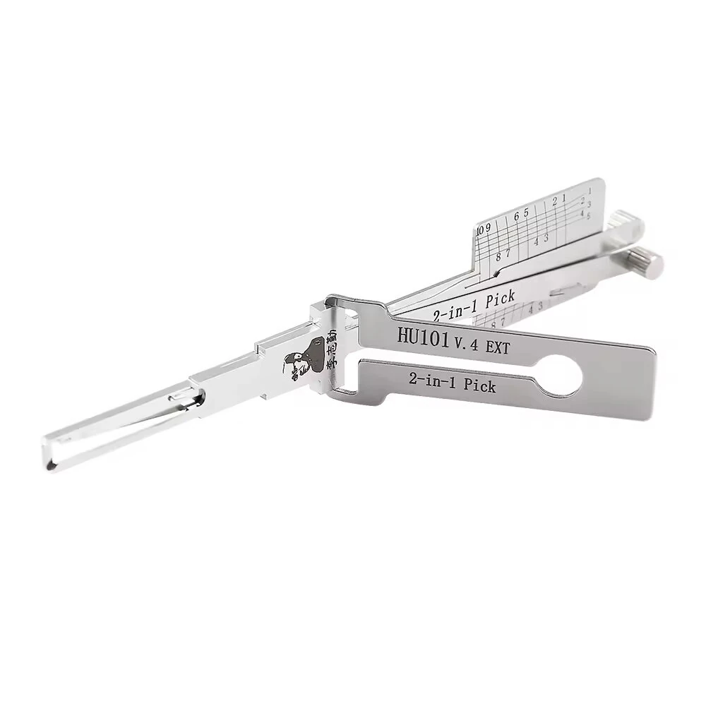 HU101 Lock Pick Tool Set - 2 in 1 Stainless Steel for Jaguar & Global Cars - Image 2