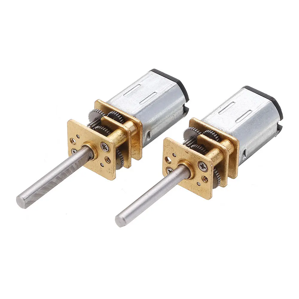 Machifit 20MM-N20 DC Gear Motor - 6V 30rpm / 12V 100rpm - Metal Gearbox - Image 2