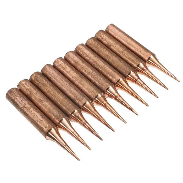 Tsui 10Pcs Copper 900M-T-I Soldering Iron Tips | For Soldering & Rework Station - Image 3
