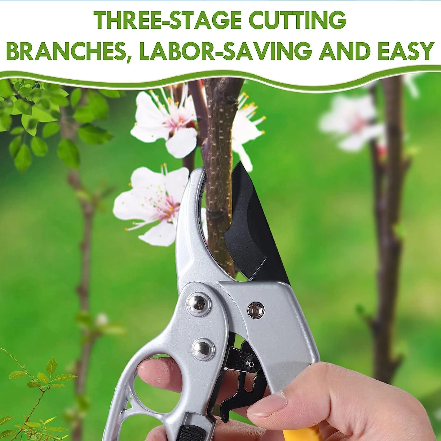Gardening Shears for Arthritis & Weak Hands - Heavy-Duty Pruning Shears | Ideal Garden Gift - Image 4